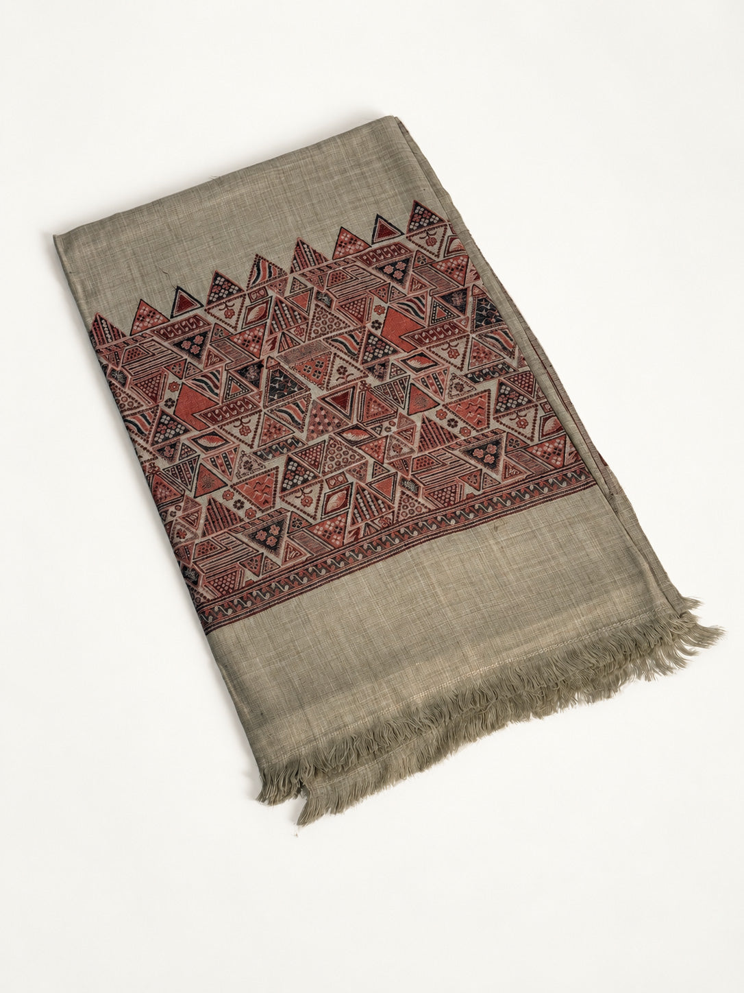 Zavia Geometric Pashmina Kani Shawl