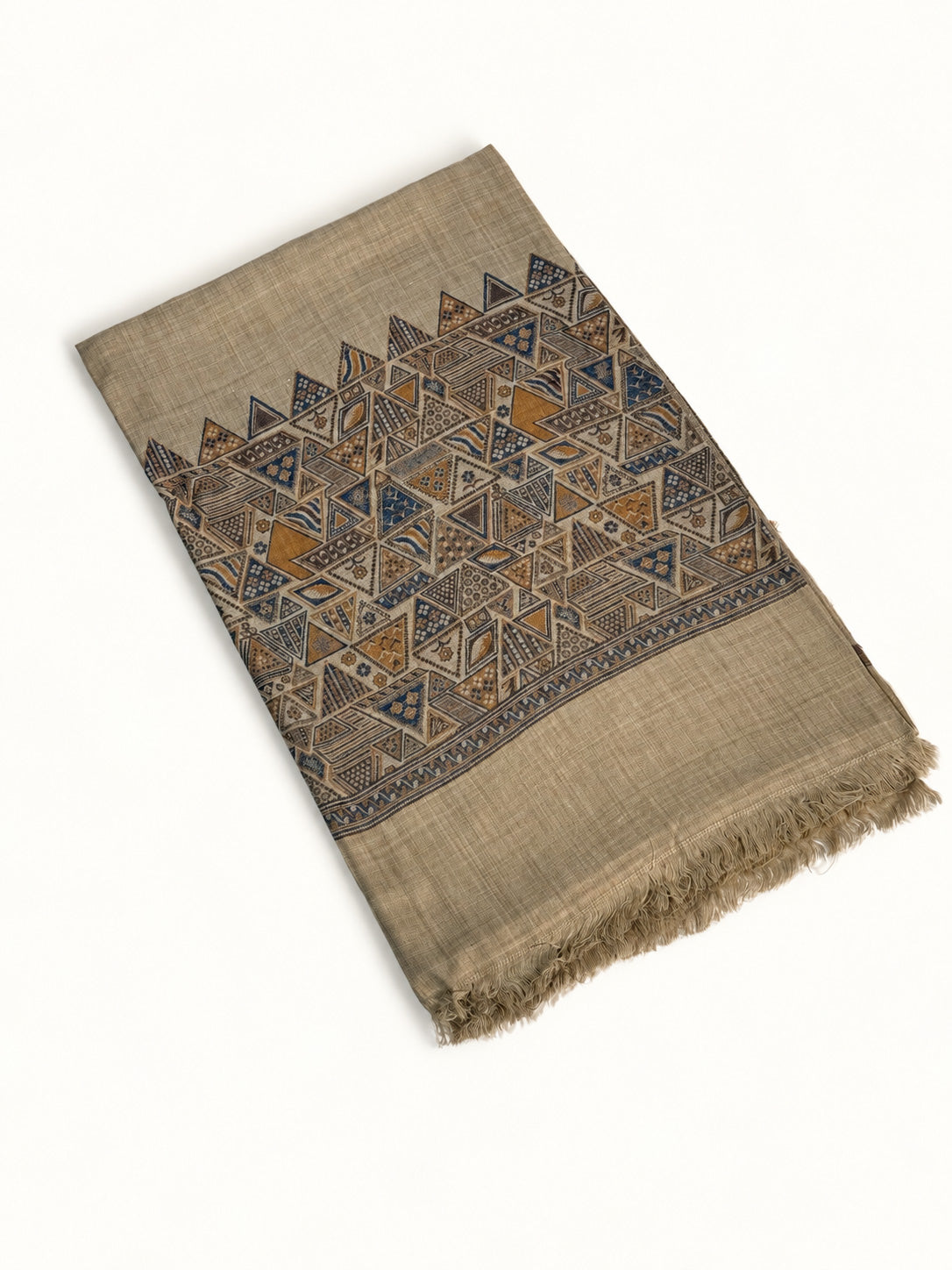 Zavia Geometric Pashmina Kani Shawl