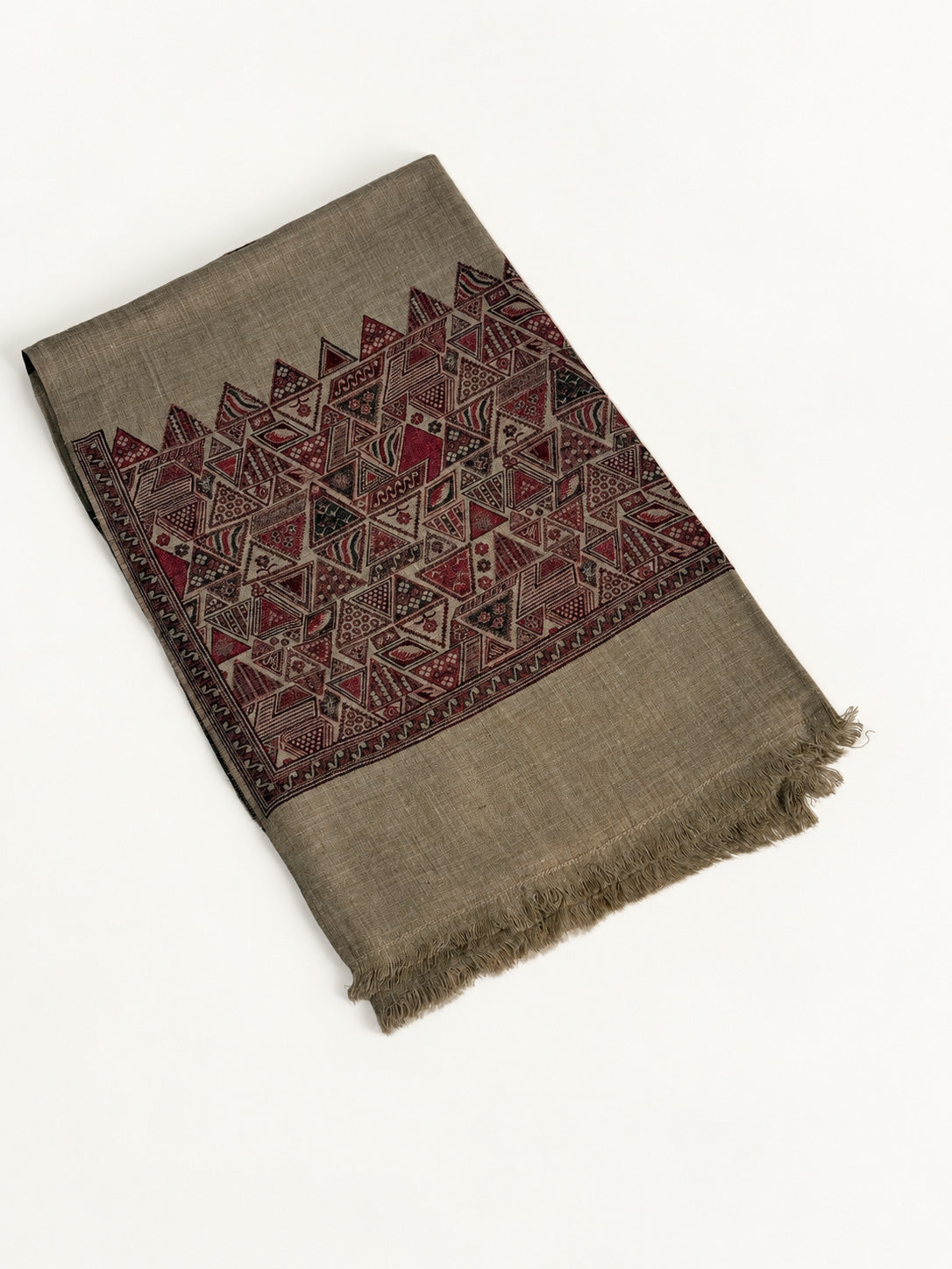 Zavia Geometric Pashmina Kani Shawl