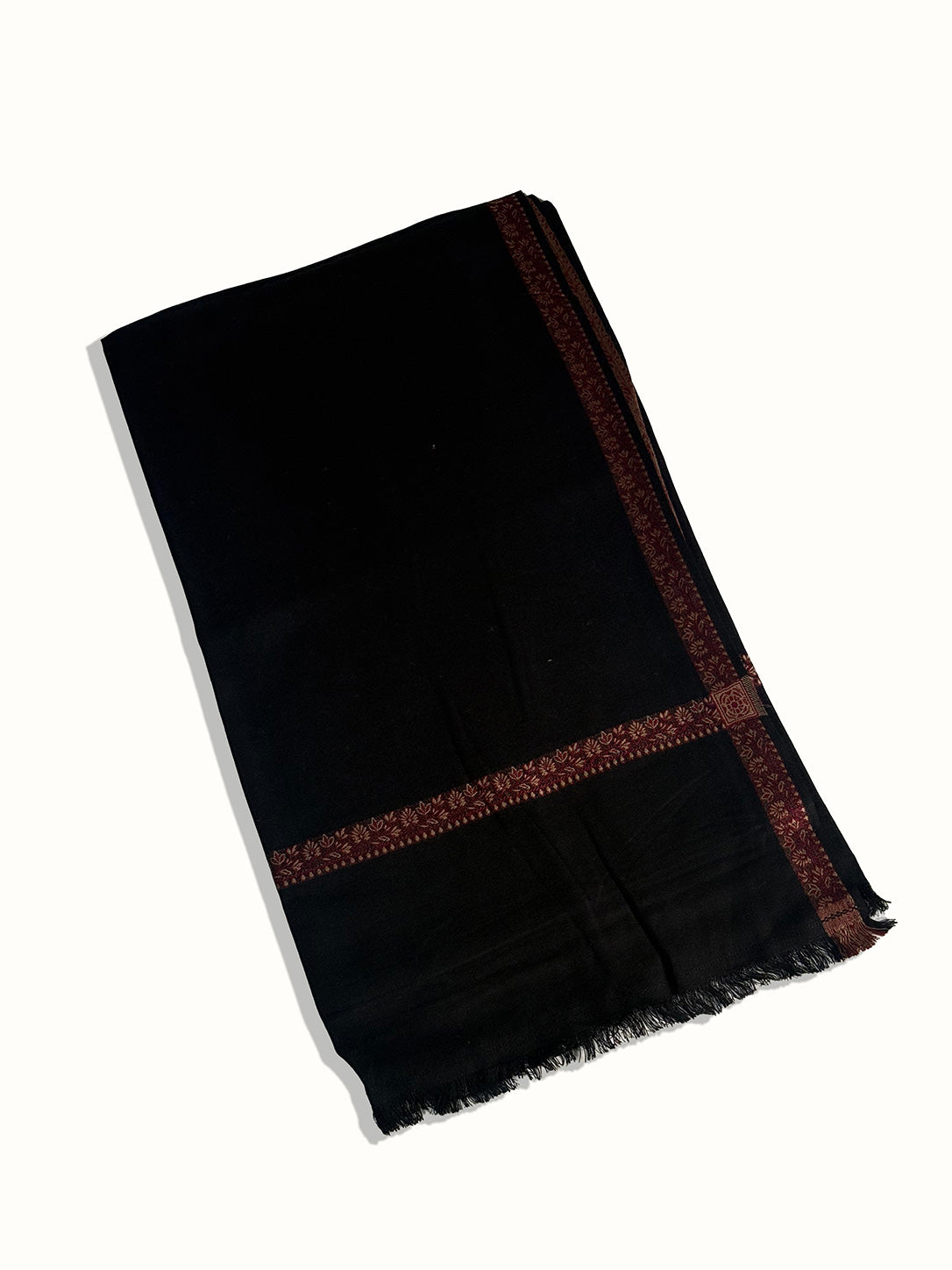 Imperial Floral Jaquard Kingri Pashmina Shawl