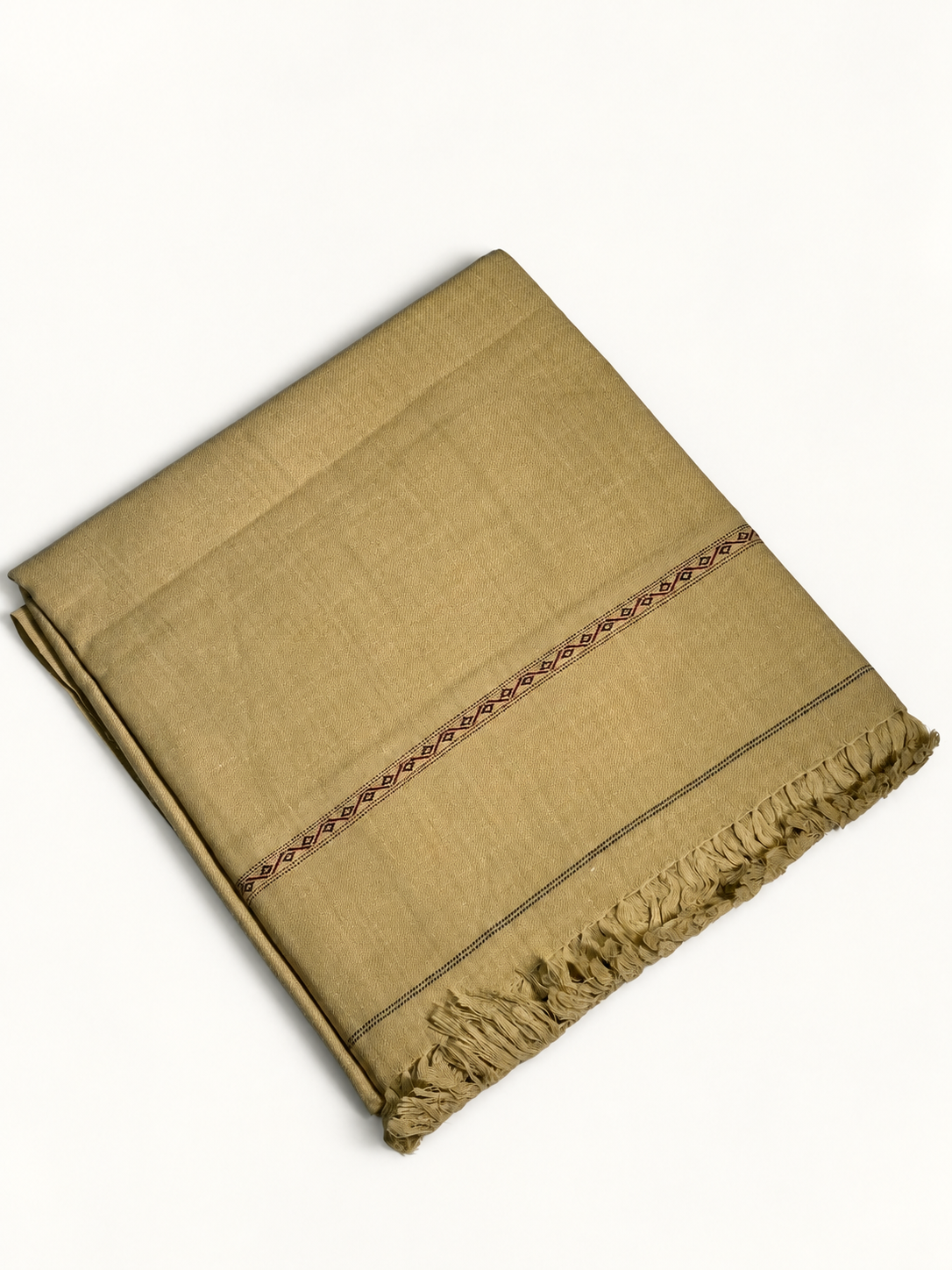 Tarz Wool Men's Shawl with Classic Border