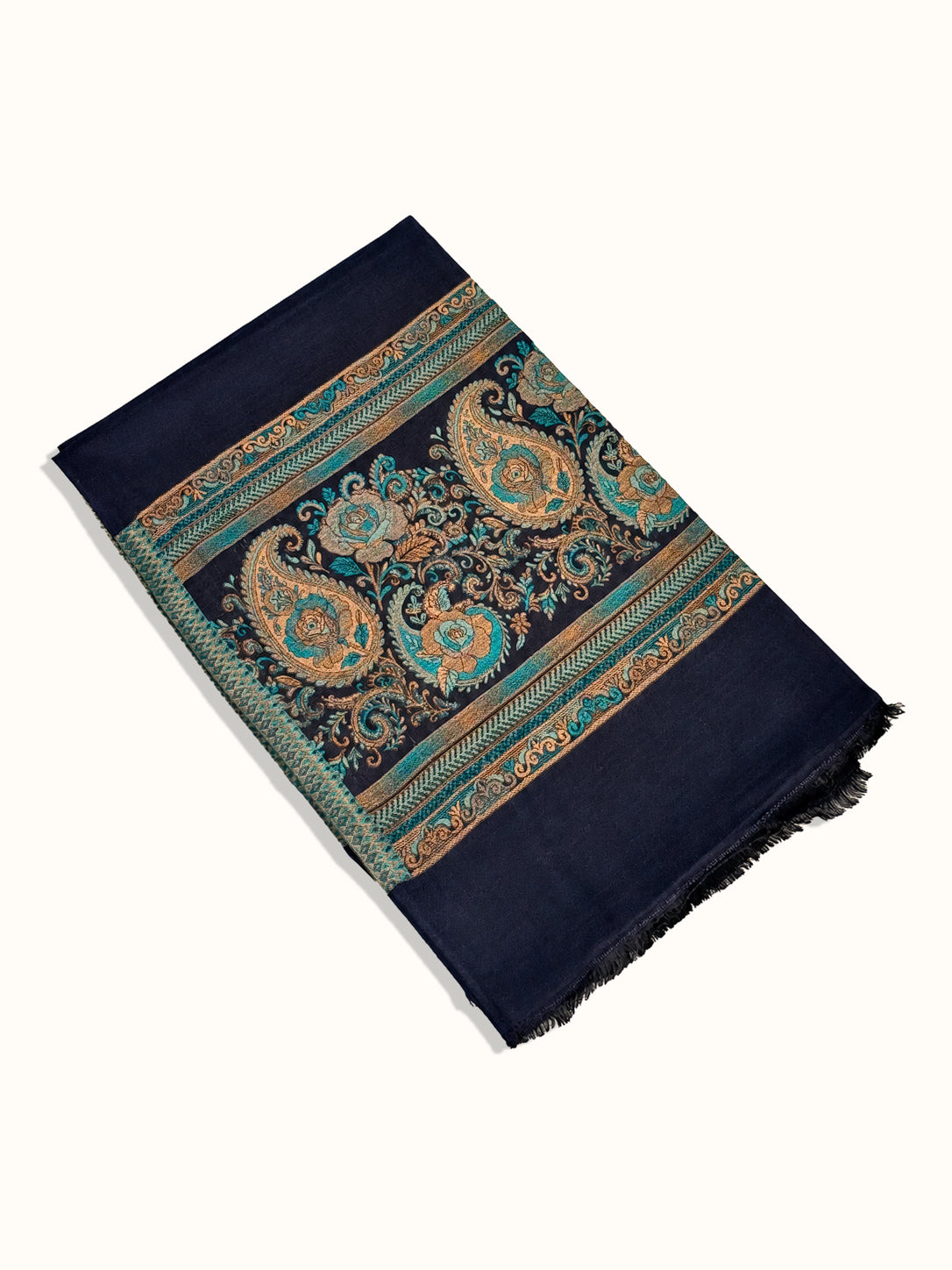Gulnaar Paisley Pashmina Kani Shawl
