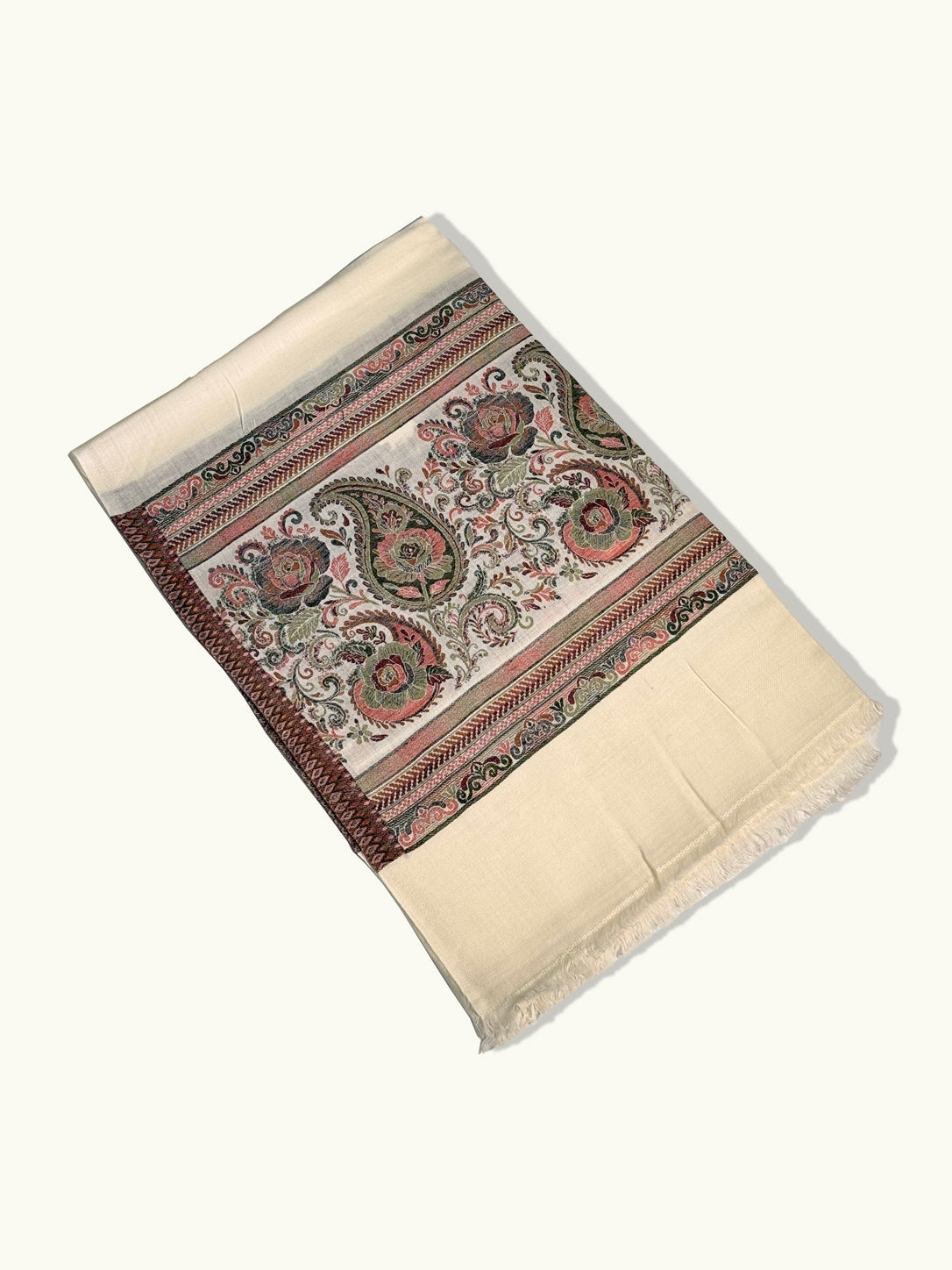 Gulnaar Paisley Pashmina Kani Shawl