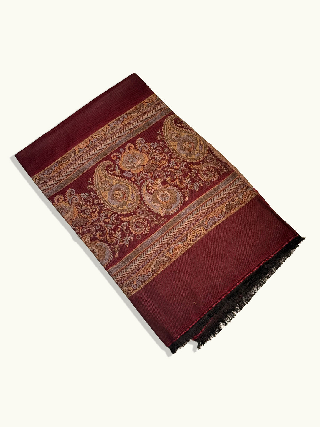 Gulnaar Paisley Pashmina Kani Shawl