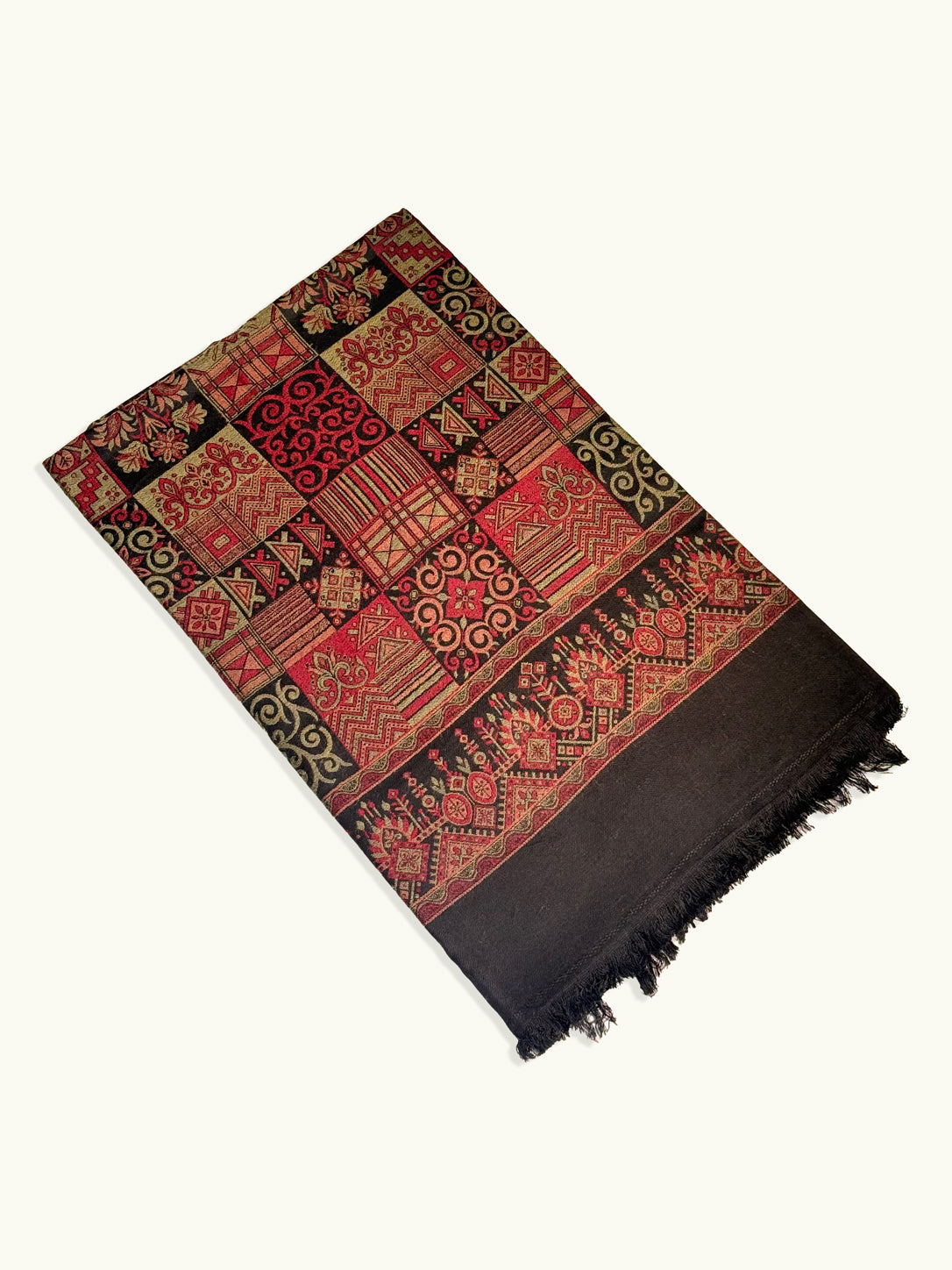 Dusty Mauve Pashmina Kani Shawl