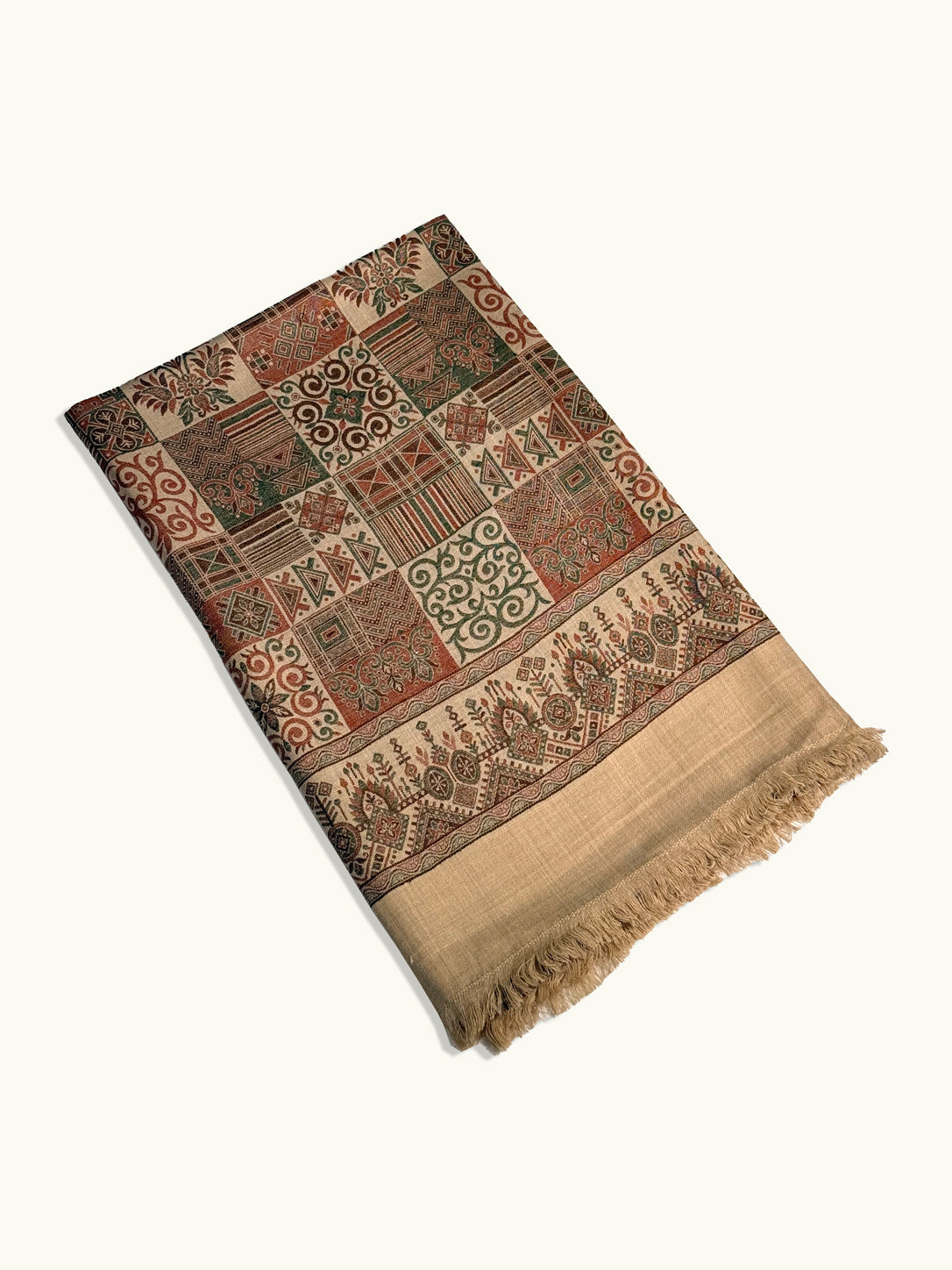 Dusty Mauve Pashmina Kani Shawl