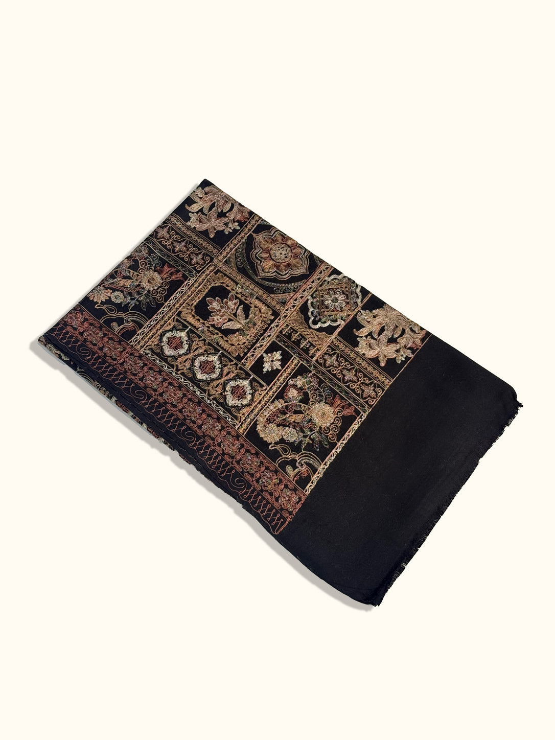 Elysian Prestige Zari Jaal Pashmina Shawl