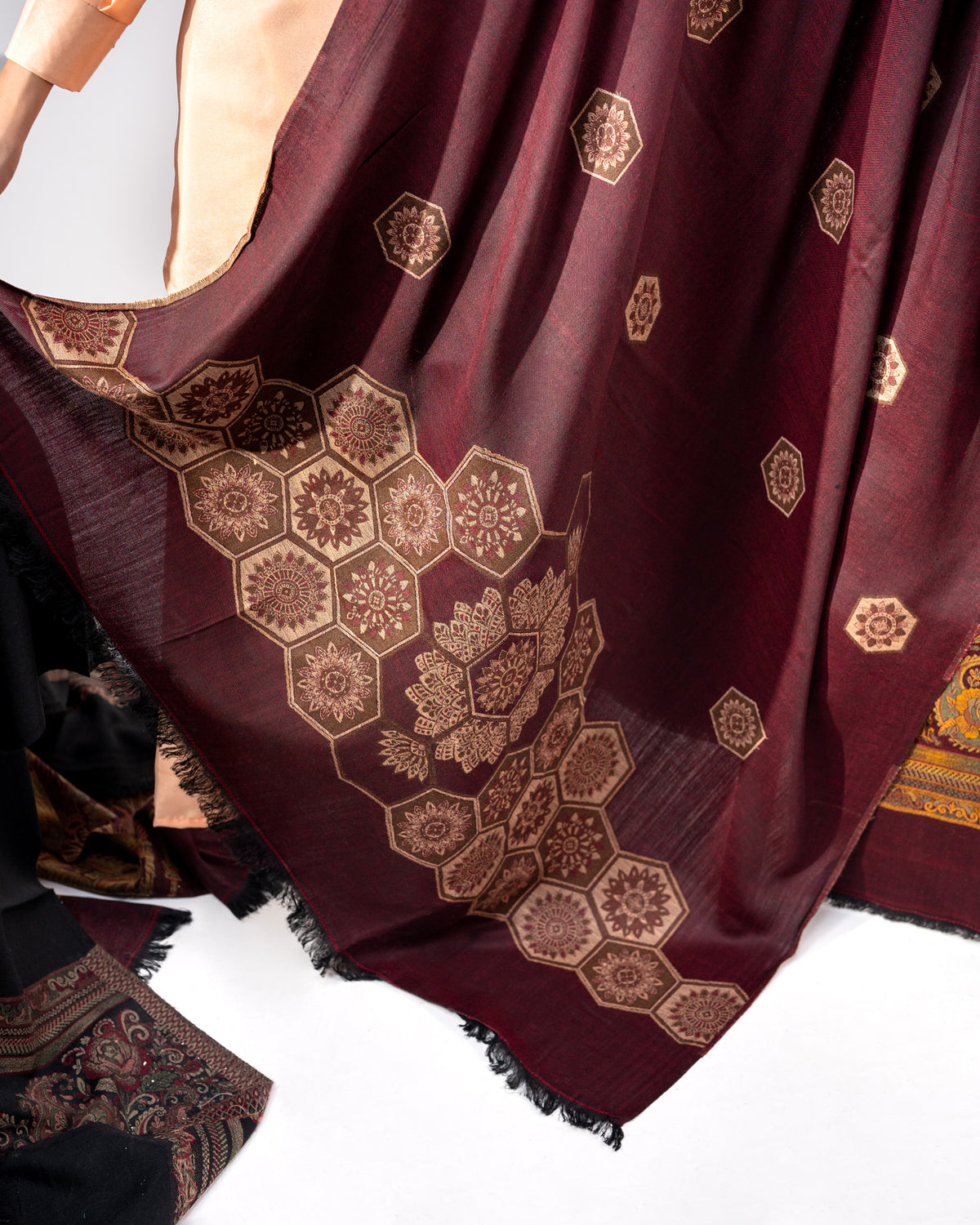 Royal Hexa Pashmina Kani Shawl