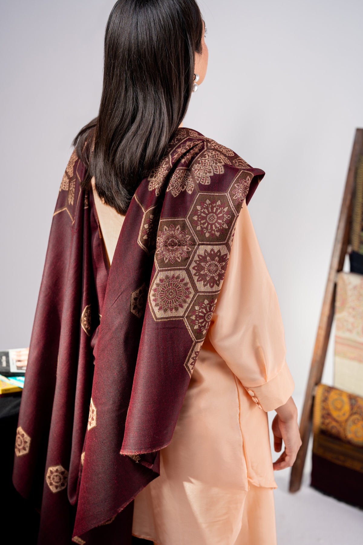 Royal Hexa Pashmina Kani Shawl