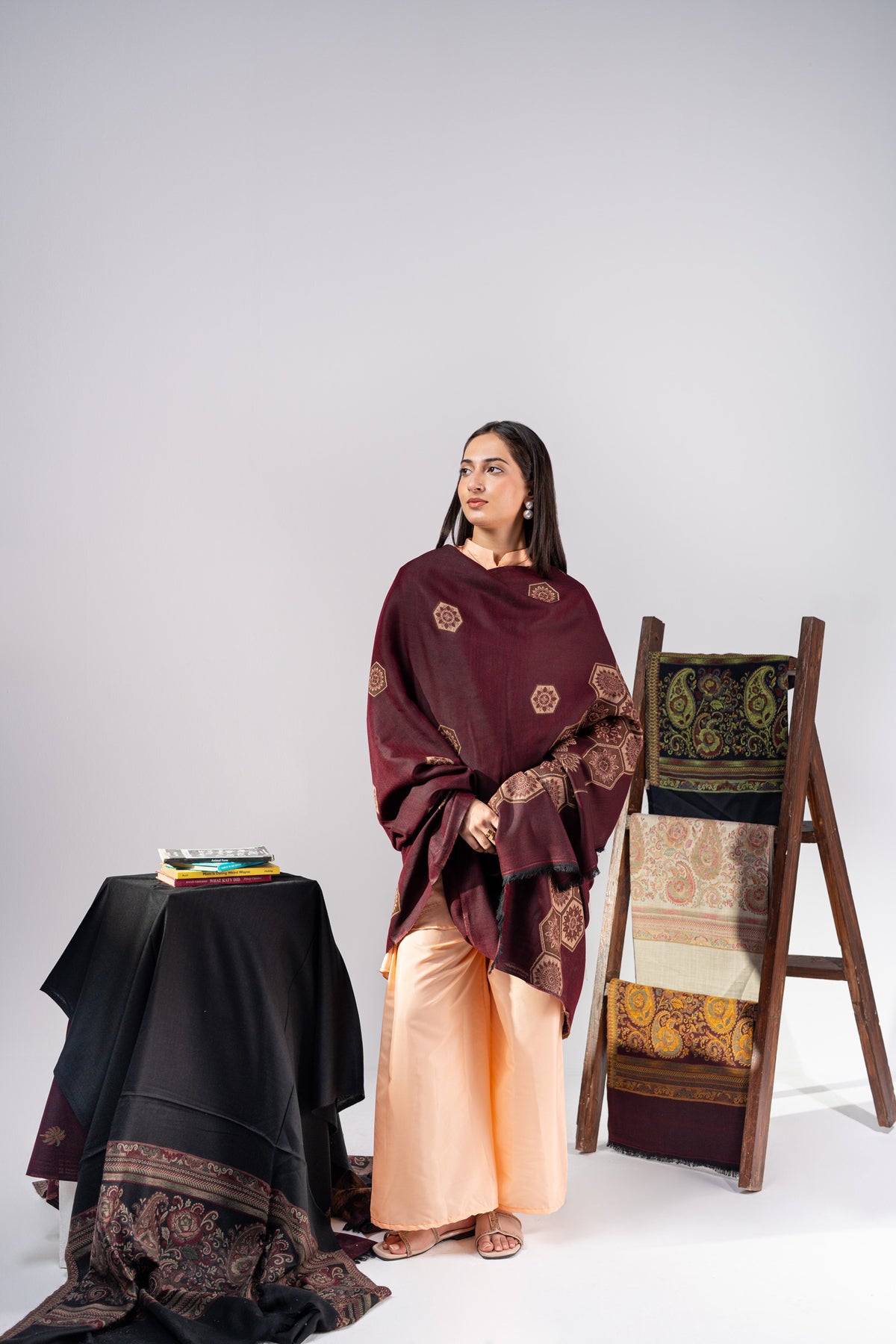 Royal Hexa Pashmina Kani Shawl