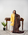 Gul-e-Shab Multicolour Embroidered Jaal Pashmina Shawl