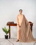 Fleur Royale Embroidered Jaal Pashmina Shawl