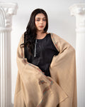 Mehrbano Handmade Border & Motif Pashmina Shawl